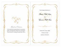 Search Results For Wedding Program Templates Wedding Program Template Free Wedding Programs Template Wedding Invitations Borders
