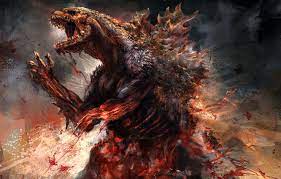 You can install this wallpaper on your desktop. Wallpaper Blood Monster Godzilla Godzilla Images For Desktop Section Fantastika Download