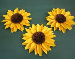 Paper flowers can be crafted from many different types of paper to create looks that can be playful or romantic, simple or complex.there are designs that look genuinely close to the real thing, and then there are others that embrace bold and whimsical colors for a more fanciful look. Yellow Paper Flowers Etsy