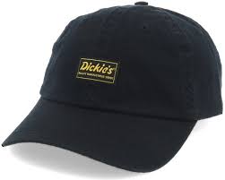 Aspinwall Black Adjustable Dickies Caps Hatstoreworld Com Dickies Black Aspinwall