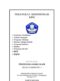Cover sampul kreatif yang cantik menarik ini dibuat hanya dengan menggunakan microsoft word. Cover Rpp