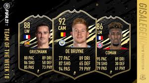 Kevin de bruyne is a center midfielder from belgium playing for manchester city in the england premier league (1). Fifa 21 Totw 10 Predictions Ft If Griezmann If De Bruyne Sif Pacheco If Coman If Weghorst Youtube