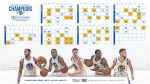 Find out the latest on your favorite nba players on cbssports.com. Nba Champion Golden State Warriors Announce Schedule For 2017 18 Season Golden State Warriors