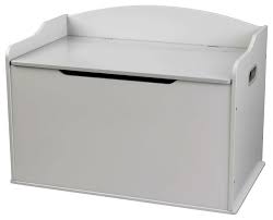 Keep toys and treasures safe in the kidkraft austin toy box. Kidkraft Austin Toy Box Gray Fog Contemporary Kids Storage Benches And Toy Boxes By Kidkraft Houzz