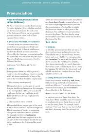 Cambridge Pronunciation Symbols In Dictionaries