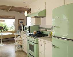 White kitchen appliances are trending white hot. Vintage Home Trends We D Like To See Today Beige Kitchen Retro Kitchen Home Trends