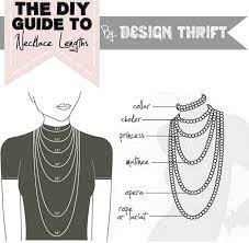 Wonderful Graphic To Describe Various Standard Necklace Lengths Note That An 18 Inch Necklace Is Necklace Length Guide Necklace Lengths Diy Necklace
