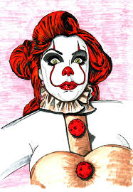Pennywise Female Version By Saba Do On Deviantart You'll float too it wallpaper, pennywise, it movie, you will float too. pennywise female version by saba do