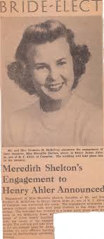 Meredith Cecil Shelton Ahler (1922-2003)