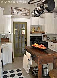 Wire mesh door panel and side panel insets. 26 Fabulous Farmhouse Kitchens The Cottage Market