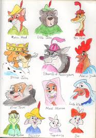 Rovina Hood Characters Robin Hood Disney Robin Hood Disney