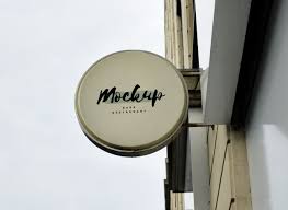 Download Close Up Of A Shop Sign Mock Up For Free Shop Signs Business Card Mock Up Sign Board Design