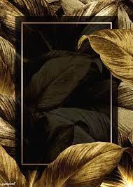 download premium vector of gold tropical leaves patterned poster vector tropical leaves pattern pop art background tropical leaves