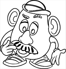 Enter now and choose from the following categories Mr Potato Head Coloring Page For Kids Coloringbay