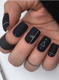 30 Fabulous Matte Nails Design For Short Nails Page 17 Of 30 Latest Fashion Trends For Woman In 2020 Acrylic Nails Coffin Short Square Acrylic Nails Squoval Nails