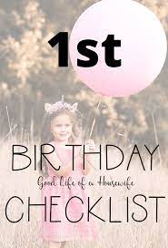 ultimate guide to planning a first birthday everything you need to know birthday party checklist first birthday party supplies first birthday party favor