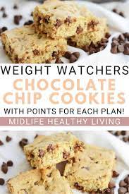 *pointsplus® and smartpoints® calculated by simple nourished living; Weight Watchers Chocolate Chip Cookies