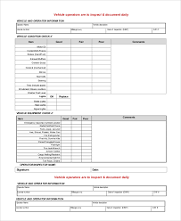 Adopted a version of the ifc, you should check your specific fire code to confirm the language. Free 8 Vehicle Inspection Forms In Pdf Ms Word