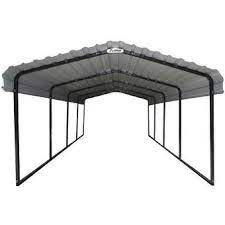 Arcadia 5000 12 Ft X 16 5 Ft Canopy Steel Carports Metal Carports All Steel Carports