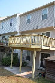 Complete Deck Rebuild On A Northern Va Townhouse Increasing Outdoor Living Space Outdoor Pergola Backyard Patio Designs Pergola