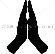 Praying Hands Silhouette Hand Silhouette Praying Hands Praying Hands Clipart