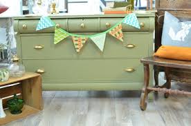 Buffet Antique Recovered And Uprated Olive Green Chalk Paint By Annie Sloan Creation Design Dawn Design Decor Antiques