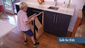Touch device users, explore by touch or with swipe gestures. Hideaway Solutions Brilliant Fold Out Kitchen Stairs Core77