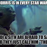 The other option is that baby yoda is a clone of the original yoda. Yoda Harnessing The Force Meme Generator Imgflip