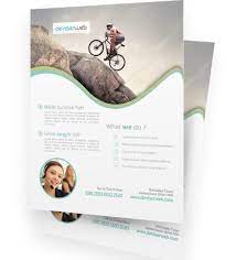 30 Free Beautiful Brochure Templates Desain Brosur Brosur Buku