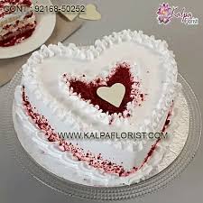 Birthday Cake Flavours Name List In India Red Velvet Cream Heart Cake Birthday Cake Ideas In 2020 Heart Shaped Cakes Butterscotch Cake Unique Birthday Cakes