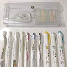 nana op instagram 筆箱の中身 study stationery studying stationary cool school supplies