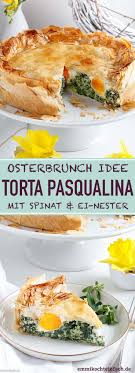 Spinattorte Mit Ricotta Und Ei Nester Emmikochteinfach Rezept Ricotta Rezepte Vorspeisensuppen