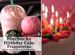 Starbucks Birthday Cake Frappuccino 2020 Starbucks Cake Batter Frappuccino Birthday Cake Frappuccino In 2020 Starbucks Recipes Secret Menu Starbucks Secret Menu