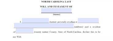 A last will and testament (last will or simply a will) is a document created by an individual (testator) to include how their real and personal property be distributed after their death.after executing, the last will should be distributed to all the beneficiaries and to the testator's attorney. Fillable North Carolina Last Will And Testament Form Free Formspal