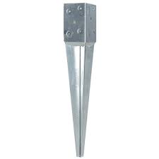 Oz Post T4 600 4 In Square Fence Post Anchor 8 Ca 30181 The Home Depot In 2020 Metal Fence Posts Fence Post Easy Fence