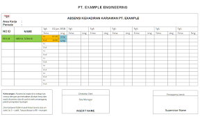 Check spelling or type a new query. Terkini Contoh Absen Kerja Proyek