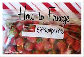 How To Freeze Strawberries In Three Easy Steps Faithful Provisions Frozen Strawberries Food Frozen Meals