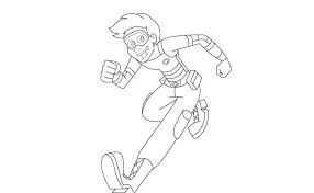 Tutte le pagine da colorare contengono splendidi. Kid Danger And Captain Man Coloring Pages Kidrizi