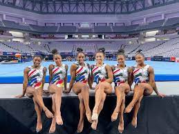 1 day ago · for the first time in more than a decade, team usa failed to finish the day atop the leader board at an olympics or world championship simone biles, of the united states, waits for her score after. Does The Usa Gymnastics Team Have All Black Women Representing America In The Olympics