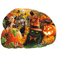 Halloween jigsaw puzzles 500 pieces. American Made Halloween Jigsaw Puzzles