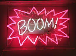 Neon Tube Size Is Lightly Smaller Than The Acrylic Back Depends On The Shape Of The Neon Sign The Neon Sign Is Moun Neon Signs Neon Light Signs Sign Lighting