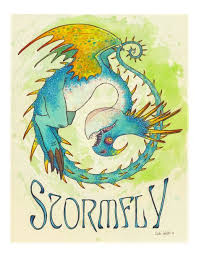 The Print From My Watercolor Gouache Ink And Pencil Illustration Stormfly It Features Sto How To Train Your Dragon How Train Your Dragon Dragon Illustration