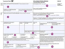 Ratgeber Zur Zollinhaltserklarung