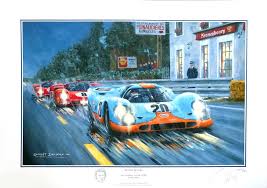 Er basiert auf der biografie go like hell: Porsche Poster 917 Kh N 20 1970 Le Mans Film Moving Picture Selection Rs