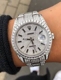 Rolex 126300 datejust 41mm iced out with rainbow dial 2020 $ 20,500. Rolex Gmt Master Ii Ice Men Watch 116769tbr Rolex Watches Women Rolex Women Rolex Diamond