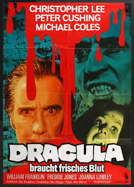 The Satanic Rites of Dracula (1973) Original German A1 Movie Poster -  Original Film Art - Vintage Movie Posters