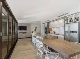 Floating Recycled Timber Bench Of Marble Kitchen Bench Kitchen Island Dining Table Kitchen Island And Table Combo Modern Kitchen Design
