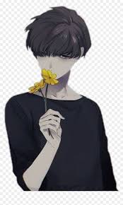 The document has moved here. Anime Animeboy Animeboy Flower Yellow Sad Boy Cute Psycho Boy Anime Hd Png Download Vhv