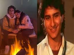 In what seems to be an interview from the 2000s, saif is talking. Ibrahim Ali Khan Is A Spitting Image Of Dad Saif Ali Khan From His Young Days In These New Year Pictures With Sara Ali Khan Hindi Movie News Times Of India