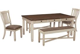 The dining bench upholstered on alibaba.com are perfectly suited to blend in with any type of interior decorations and they add more touches of glamor to your existing decor. Bolanburg Relaxed Vintage Upholstered Dining Room Bench With Nailhead Trimming Belfort Furniture Dining Benches